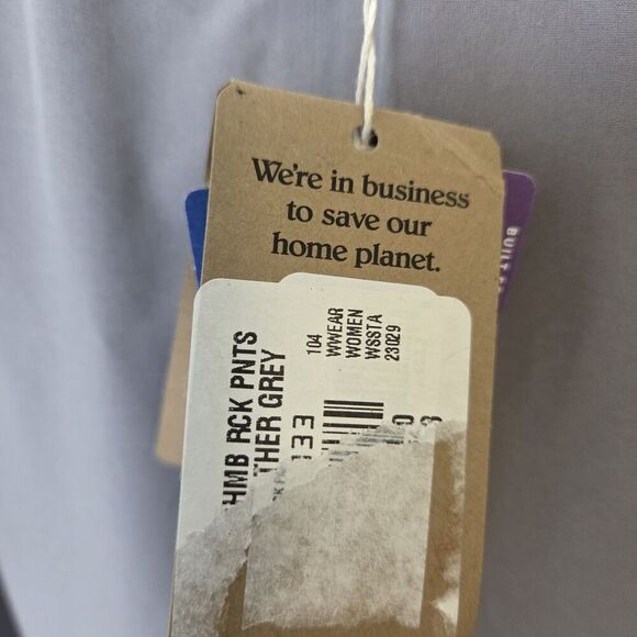 NWT Patagonia Chambeau Rock Pants Climbing Hiking Feather Grey 82935 Women's 22 - Picture 9 of 16